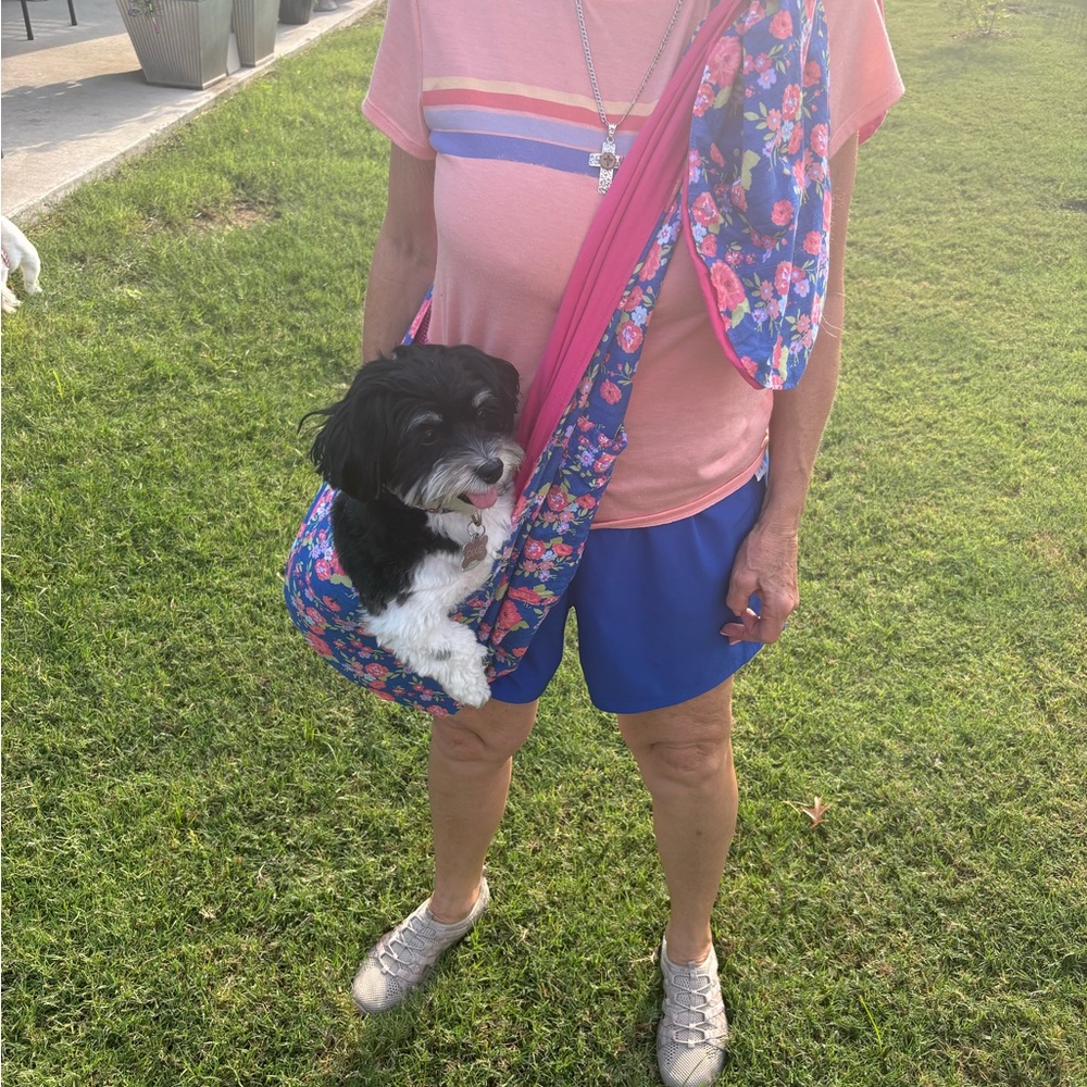 Dog sling carrier